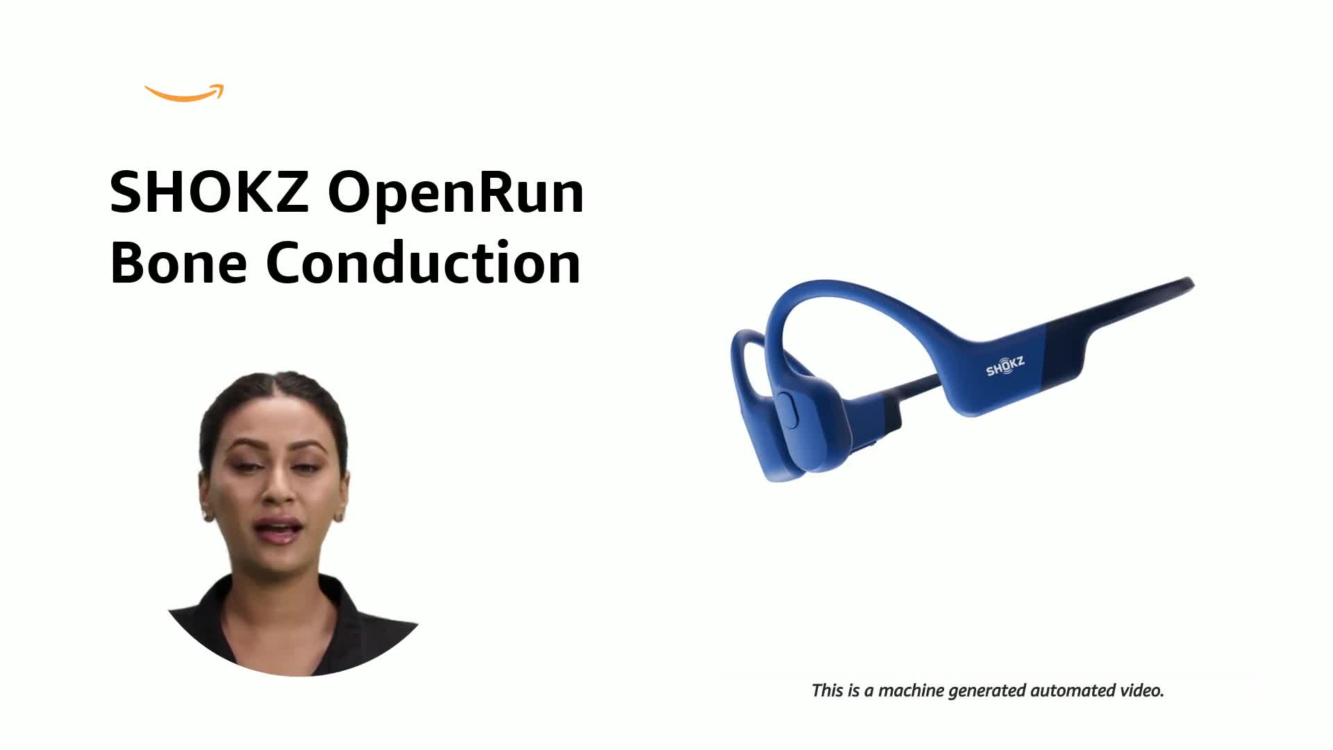 SHOKZ OpenRun Bone Conduction Sports Headphones, Bluetooth